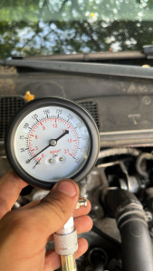 Photo de galerie - Diagnostic perte de puissance. Résultat: perte de compression cylindre 3