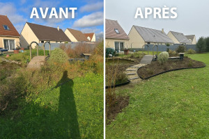 Photo de galerie - Réalisation de nettoyage d’un par terre de fleurs 