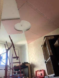 Photo de galerie - Création d’un faux plafond décoratif 