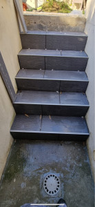 Photo de galerie - Fabrication d’escalier et Pose carrelage 