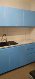 Photo de galerie - Montage et pose de cuisine Ikea,il reste encore les protections à retirer 