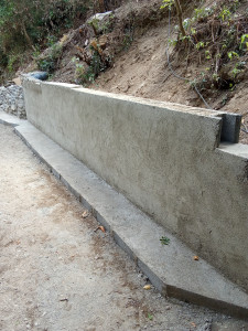 Photo de galerie - Construction d'un mur