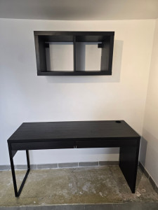 Photo de galerie - Montage bureau et étagère 
