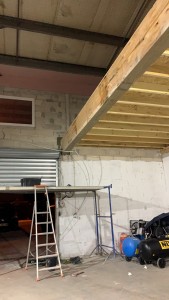 Photo de galerie - Construction mezzanine bois