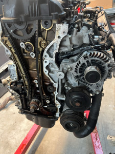 Photo de galerie - Changement de la chaîne de distribution 