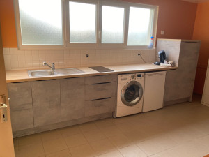 Photo de galerie - Cuisine avec électroménager 