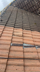Photo de galerie - Nettoyage de Toit et traitement de tuiles