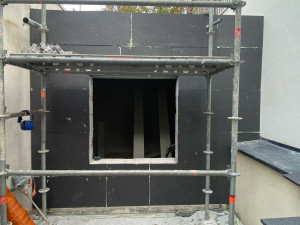 Photo de galerie - Isolation extérieur en polystyrène 