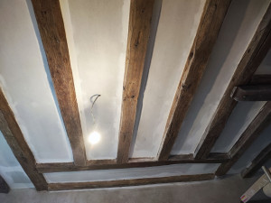 Photo de galerie - Réalisation de placo plus bande entre solive client satisfait ?