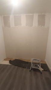 Photo de galerie - Enduit général de degrossissage en cours