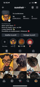 Photo de galerie - Mon compte coiffure pour les locks 
