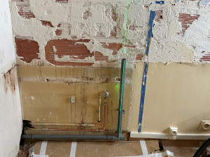 Photo de galerie - Raccordement pvc d’évacuation et raccordement cuivre pour la cuisine 