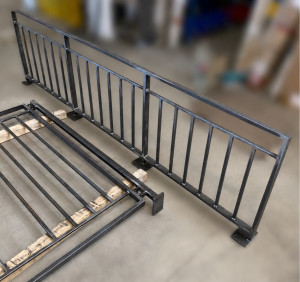 Photo de galerie - Fabrication de garde-corps et portillon sur mesure
