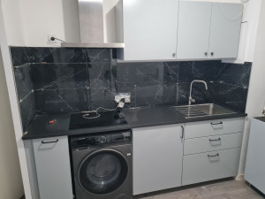 Photo de galerie - Pose de credance en carrelage 