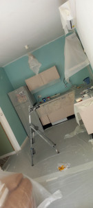Photo de galerie - Cuisine avant travaux de peinture