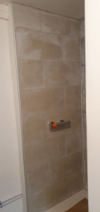 Photo de galerie - Cabine de douche 90x90 avec receveur à carreler.