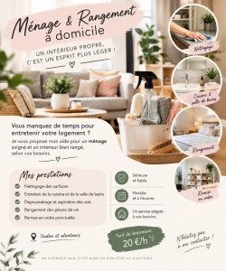Photo de galerie - Ménage et aide à domicile 