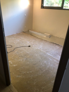 Photo de galerie - Avant pose de parquet 