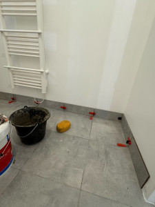 Photo de galerie - Pose de carrelage 