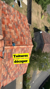 Photo de galerie - Décapage de toiture 