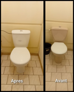 Photo de galerie - Remplacement d un ancien wc