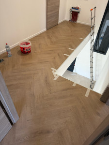 Photo de galerie - Pose de parquet - Revêtement de sol