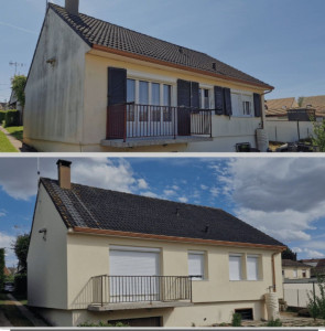 Photo de galerie - Décapage toiture et façade 