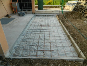 Photo de galerie - Dalle béton pour terrasse
