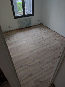 Photo de galerie - Pose de parquet flottant 