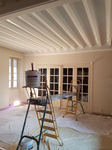 Photo de galerie - Peinture plafond 
