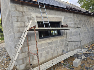 Photo de galerie - Pose de gouttière 