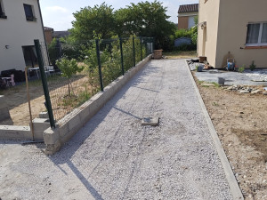 Photo de galerie - Préparation pour Parking en enrobés. 500m2