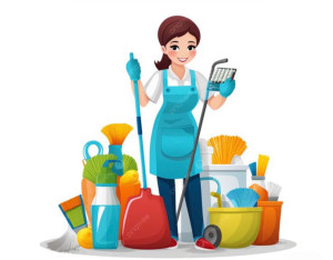 Photo de galerie - Je fais le ménage et le repassage.