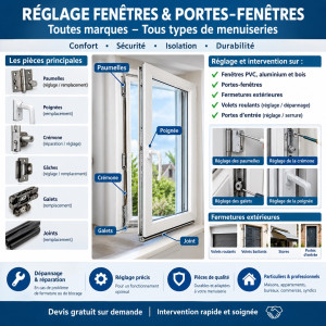 Photo de galerie - Réglages fenêtre 