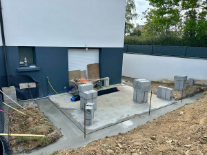 Photo de galerie - Terrassements de fondation plus coulage des fondations 