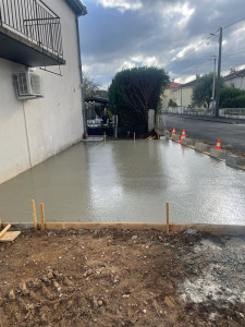 Photo de galerie - Dalle garage