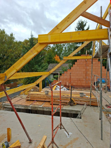 Photo de galerie - Charpente pour toiture 