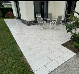 Photo de galerie - Carrelage sur terrasse 
