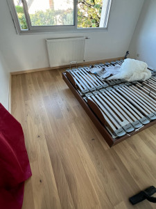 Photo de galerie - Pose parquet chêne 11m2 