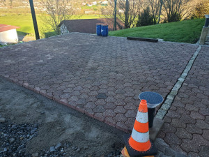 Photo de galerie - Pose de pavé autobloquant