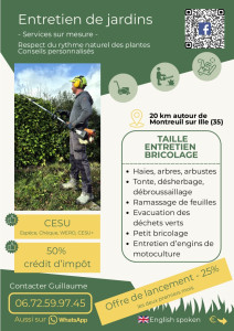 Photo de galerie - Flyer jardinage