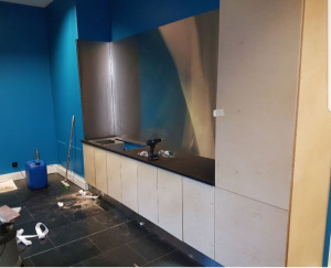 Photo de galerie - Fabrication d'une cuisine 

