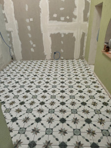 Photo de galerie - Pose carrelage