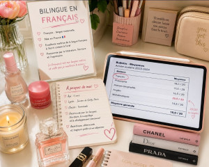 Photo de galerie - Je suis née en France, c'est ma langue maternelle. J'ai toujours eu d'excellents résultats en français, avec une moyenne de 18/20. Je parle également anglais à un bon niveau, mais le français reste la langue que je maîtrise le mieux. ?