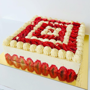 Photo de galerie - Framboisier crème diplomate léger 