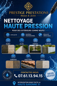 Photo de galerie - Nettoyage haute pression 