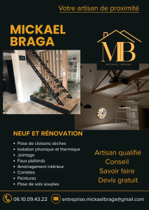 Photo de galerie - Flyer travaux placo 
