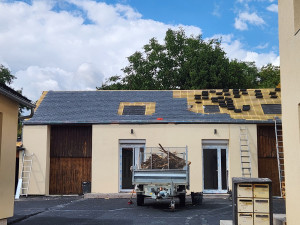 Photo de galerie - Couverture complète en ardoise 32x22 