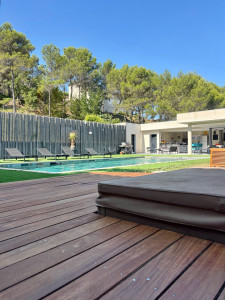 Photo de galerie - Rénovation complète d’une terrasse en bois exotique 