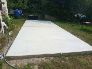 Photo de galerie - Dalle béton/terrasse 